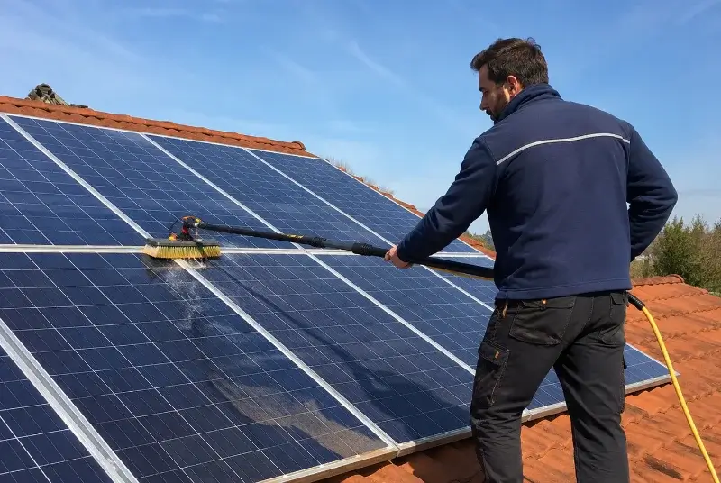 Nettoyage et entretien de panneaux solaires à Bouchet